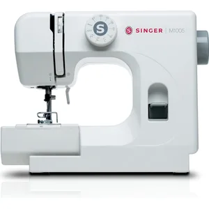 SINGER M1005, Weiß, Halbautomatische Nähmaschine, Nähen, Leiter, Drehr...