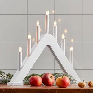 Modern designter Kerzenleuchter Jarve weiß günstig