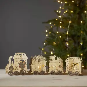 LED-Dekoleuchte Yuletide als Weihnachtszug