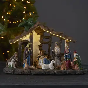 LED-Dekoleuchte Nativity, Batteriebetrieb, 37 cm