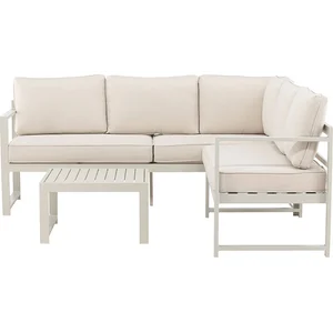 ebuy24 Salvador 1 Ecksofa, 1 Couchtisch beige. günstig