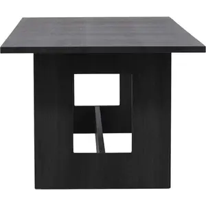 Drawer Venture Home Rechteckiger Esstisch Milly Schwarz günstig