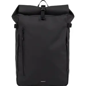 Sandqvist Stream Slim Rolltop - Rucksack 16" 65 cm (black)