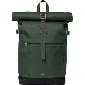 Sandqvist Icon Rolltop - Rucksack M 14" 60 cm (dawn green with dark br...