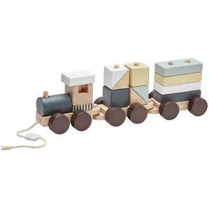 Kid’s Concept Block train, 1 Jahr(e), 17 Stück(e), Gummibaumholz