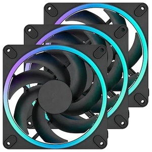 Fractal Design Momentum 14 RGB Black 3er-Pack | Gehäuselüfter