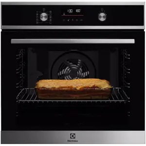 72-liter-einbaubackofen (56 cm) mit pyrolysefunktion, edelstahl/schwar...