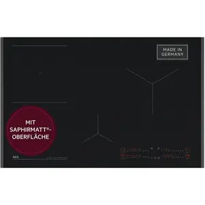 AEG TII84B0FFZ, Schwarz, Integriert, 80 cm, Zonen-Induktionskochfeld, ...