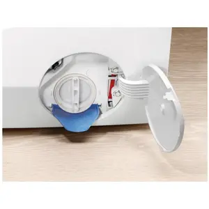 Electrolux EW8W1684BI, Frontlader, Integriert, Schwarz, Weiß, Links, S...