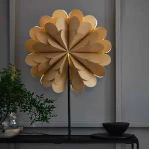 Standstern Maravilla, gold/schwarz Höhe 68 cm