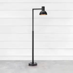 LED-Wegeleuchte Nubi, schwarz, IP44, dimmbar, Höhe 115 cm