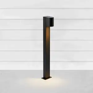 LED-Wegeleuchte Alor, schwarz, IP65, Höhe 75 cm, dimmbar