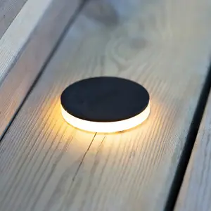 Garden 24 Decklight schwarz 3W seitlich Ø6cm