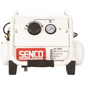 Senco, Kompressor, AC8305 Compressor - Geluidsarm - 350W - 9 bar - 5L - 33L/m (5 l, 9 Bar)