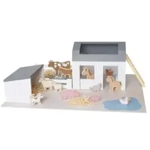 Spielzeugkiste JaBaDaBaDo Ferme 60x50x20 cm