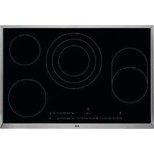 AEG HK854870XB, Schwarz, Integriert, Keramik, Glas, 4 Zone(n), 4 Zone(...
