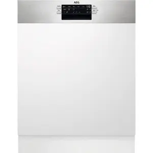 AEG FES5396XZM, Halb integriert, Standardgröße (60 cm), Edelstahl, Ber...