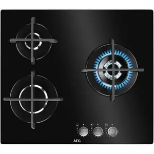 Aeg Hkb63320nb Gasglasplatte 60 Cm 3 Brennern günstig