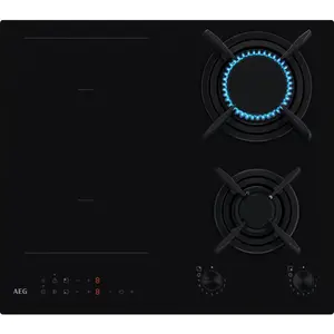 AEG HDB64623NB, Schwarz, Integriert, 60 cm, Kombi, 4 Zone(n), 2 Zone(n...