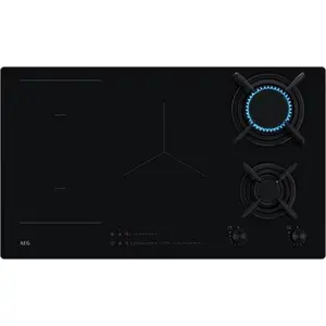 AEG HDB95623NB, Schwarz, Integriert, 90 cm, Kombi, Glas, 5 Zone(n)