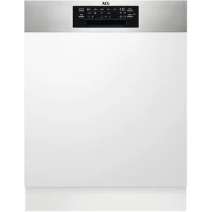 AEG FEE83806PM, Halb integriert, Standardgröße (60 cm), Edelstahl, Tas...