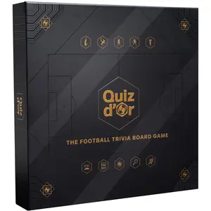Gote Games | Quiz d'Or Trivia Brettspiel auf Englisch für Freunde | Fußball-Triv