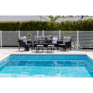 Hioshop Venture Home Lounge-Set Knock Schwarz günstig