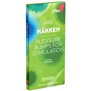 RFSU «Näkken» anatomische Kondome mit Pleasure Bumps-Noppen für pure Stimulation 10 ct günstig