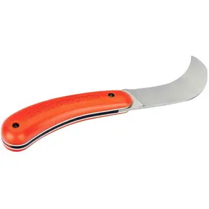 Bahco, Gartenhandwerkzeug, Klappbare Hippe mit Kunststoffgriff, 190 mm günstig