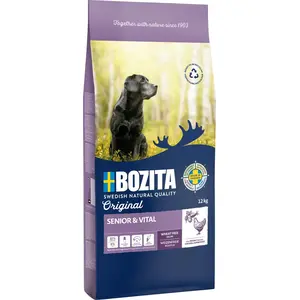 Hundefutter trocken BOZITA Original Adult Senior & Vital 12 kg , Huhn,...