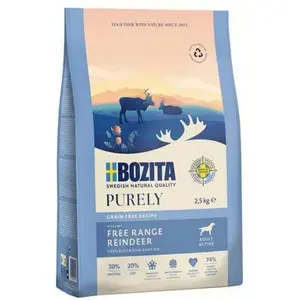 Bozita - Trockenfutter Hund - Purely Adult Active mit Rentier getreidefrei 11 kg