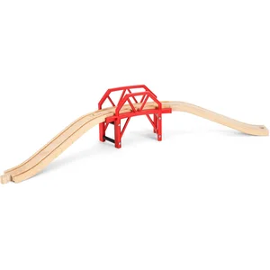 BRIO® Spielzeugeisenbahn-Brücke BRIO® WORLD, Bahnbrücke mit Auffahrten