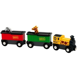 BRIO® Spielzeugeisenbahn-Lokomotive Brio World Eisenbahn Zug Safari-Zu...