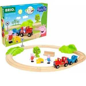 BRIO® Spielzeug-Eisenbahn BRIO® WORLD, Peppa Wutz Eisenbahn-Set, (18-t...