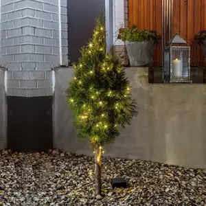 Konstsmide 80-flammige Lichterkette Ole LED m.Dämmerungssen.