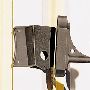 Eckbefestigung für Wandleuchten, schwarz