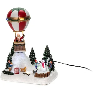 KONSTSMIDE Weihnachtsfigur (1 St), LED Heissluftballon mit Musik