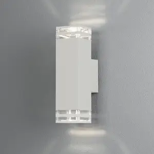 Außenwandleuchte Pollux up/down Höhe 27,5cm