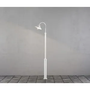 Konstsmide Vega Weiße Standleuchte für Glüh- & Energiespar Leuchtmitte...