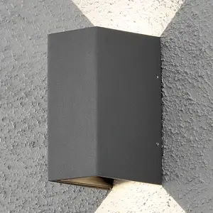 LED-Außenwandleuchte Cremona 8 cm anthrazit