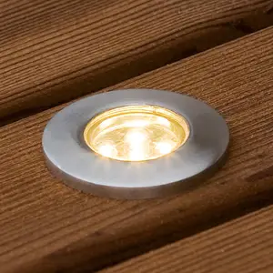 3er Erweiterungsset Bodeneinbauleuchte Mini flach