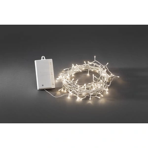Konstsmide - LED Lichterkette, mit an/aus Schalter Lichtsensor und 6h ...