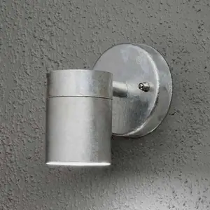 Außenwandleuchte Modena, einflammig, stahlfarben
