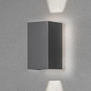 LED-Außenwandleuchte Cremona mit Hintergrundlicht