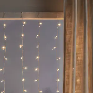 LED-Lichtervorhang, 120-flammig, warmweiß
