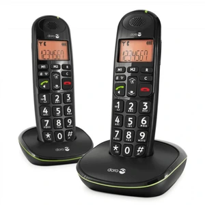 Doro PhoneEasy 100w duo, DECT-Telefon, Freisprecheinrichtung, 20 Eintr...