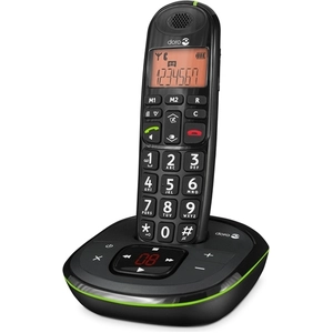 Doro Phone EASY 105W Strahlungsarmes Schnurlostelefon mit Anrufbeantwo...