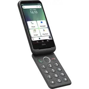Doro Aurora A20, 11,4 cm (4.5"), 4 GB, 64 GB, 13 MP, Android 14, Schwa...