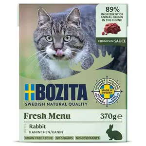 Bozita Chunkssauce Mit Kaninchen-nassfutter Für Katzen