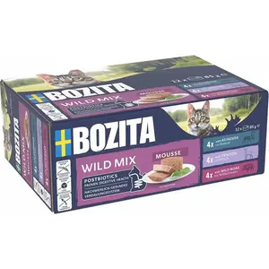 Bozita Mousse Wild-mix 12x85g Nassfutter Für Katzen
